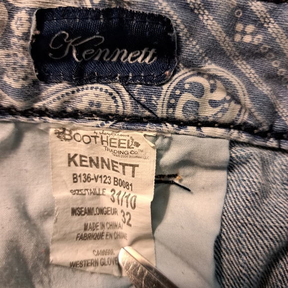 Bootheel Trading Co. Kennett Jeans Size 31/10 - Picture 4 of 8